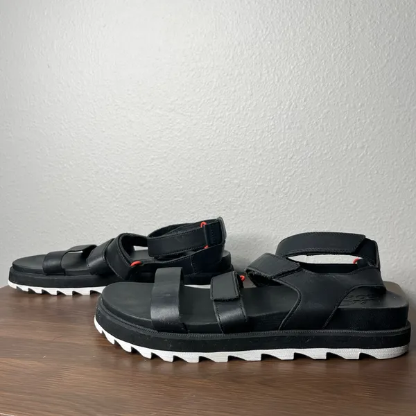 Sorel Black Leather Roaming Multi Strap Gladiator Sandal Women’s Size 9 - Image 3