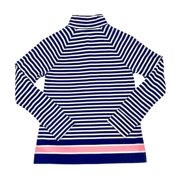 Lilly Pulitzer Striped Half Zip Pullover Sweatshirt - Image 5