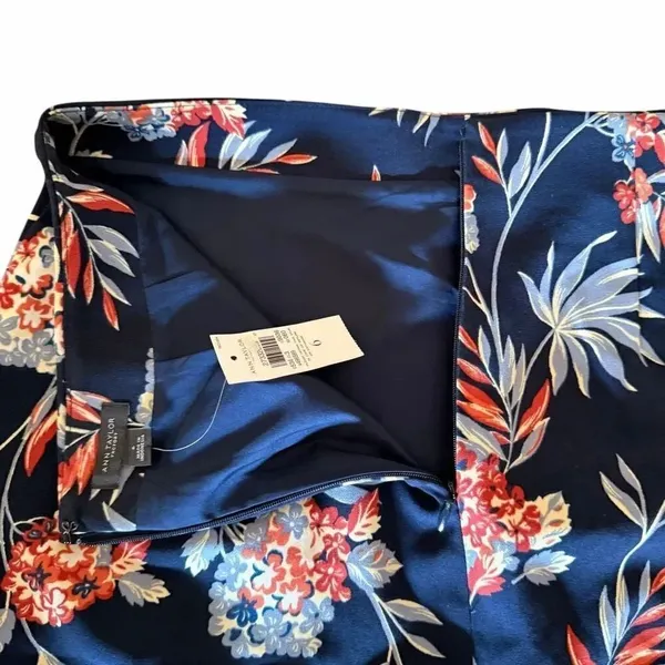 Ann Taylor Factory Floral Lined Pencil Career Skirt SZ 6 - Image 6