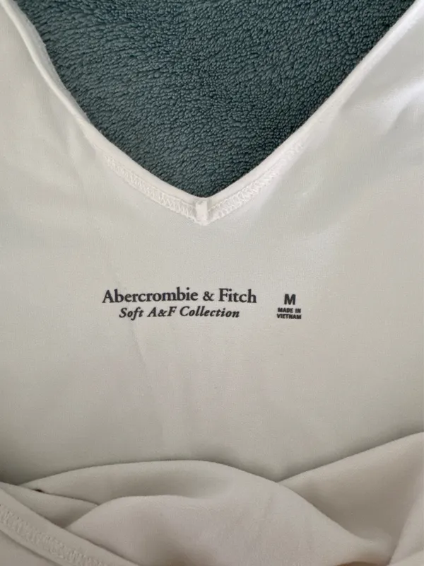 Abercrombie Soft A&F Collection Bodysuit White - Image 4