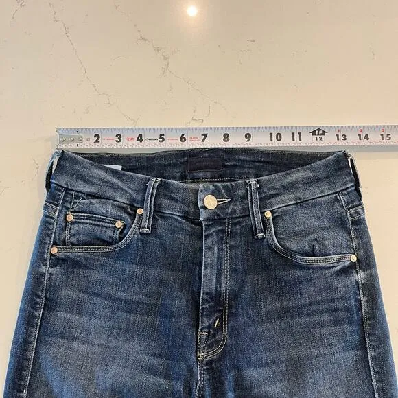 Mother Denim The Looker Crop Jeans in On the‎ Edge Size 25 - Image 12