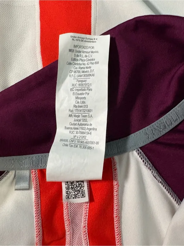 Under Armour White Sleeveless Polo Tank with Purple & Orange Trim M - Image 12