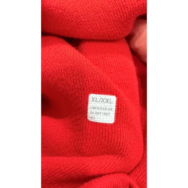 Lululemon Womens Hoodie XL/XXL Red Scuba Oversized Half-Zip Thumbholes - Image 6
