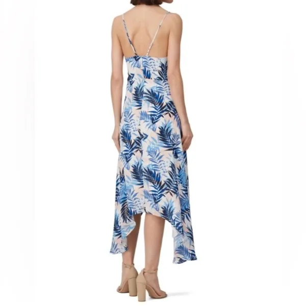 Slate & Willow Handkerchief Hem Dress Tropical Print Maxi Dress Size XL - Image 2