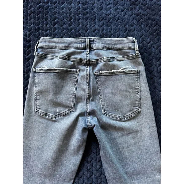 AGOLDE‎ Women's Blue Denim Distressed Jean Ankle Size 29 - Image 6
