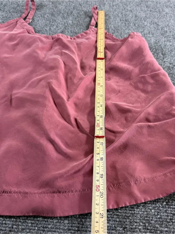 Athleta Calm Cool Cami and Short Set Tawny Rose Leisure Silky Pajamas Small S - Image 12