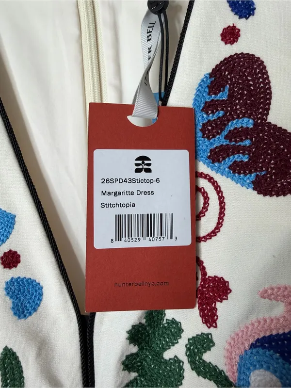 NWT Hunter Bell Margaritte Stitchtopia Embroidered Maxi Dress Size 6 - Image 8