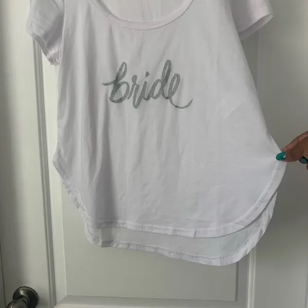 Bride and Beauties white tee by BedHead pajamas XL - Image 3