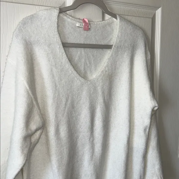 Z Supply Womens Weekender Soft Modern Sweater‎ in Color Sea Salt Size Small - Image 6