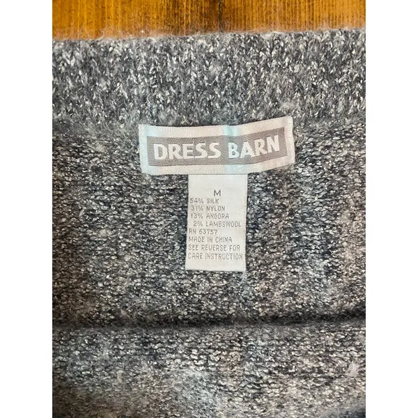 Dressbarn Vintage Gray Angora Silk Lambswool Skirt Size M‎ - Image 2