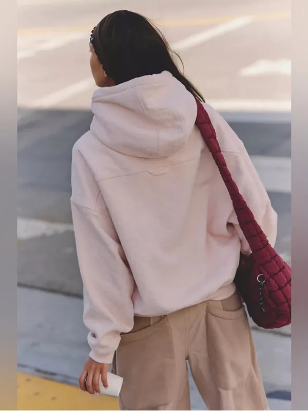 NWT FP Movement by Free People Blush Pink Plush Hoodie - Image 2
