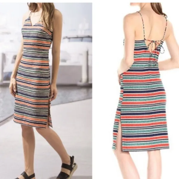 Anthropologie Moon River Midi Side‎ Slits Dress - Image 2
