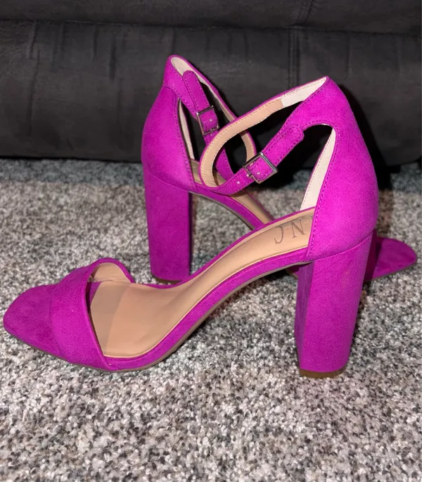 I.N.C. International Concepts Fuchsia Block Heels - Image 2