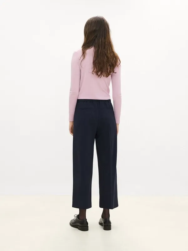 Theory Admiral Crepe Light Navy Pleated Dress Pants 4 - Image 2