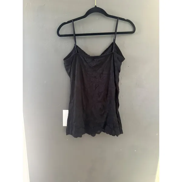 Maurices‎ Womens Black Lace Trim Adjustable Strap Camisole Tank Top XL - Image 4