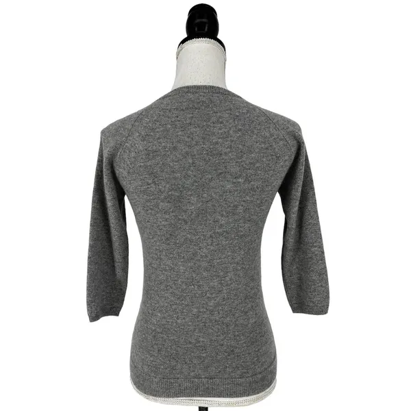PURE Collection Cashmere Pullover 3/4‎ Sleeve Sweater - Image 10