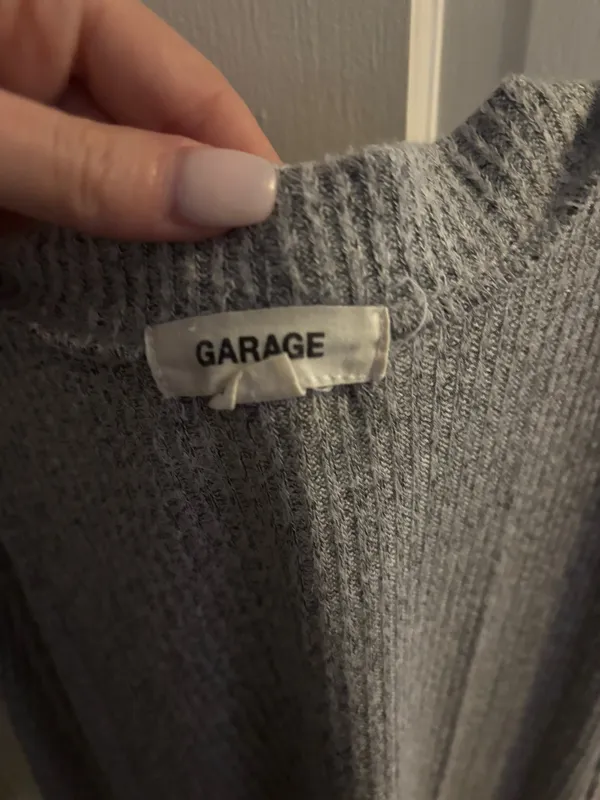 Grey Garage Cardigan  - Image 3