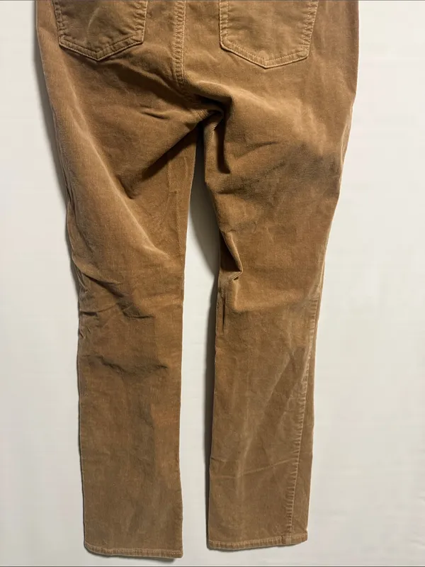 Lauren Ralph Lauren Tan Corduroy‎ Straight Leg Pants 4P Camel Brown Preppy - Image 10