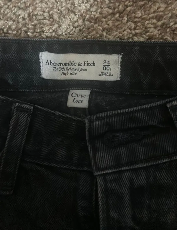 Abercrombie Black Curve Love Jeans - Image 2