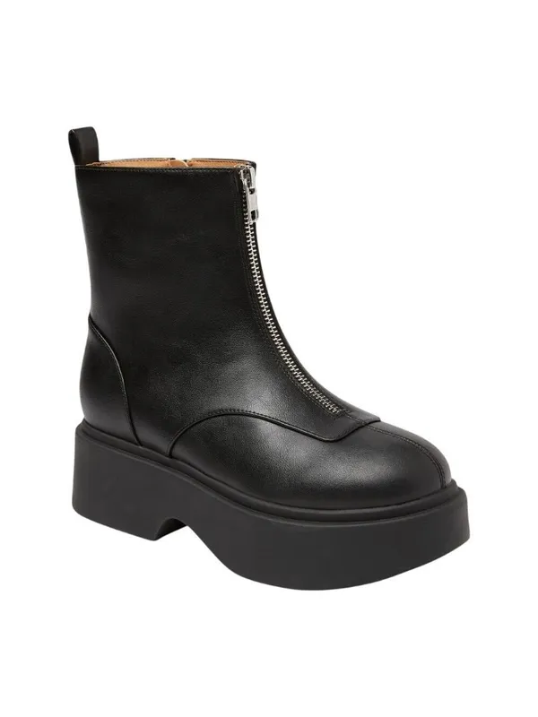 Wild Fable Womens Honor Ankle Combat Boots Platform 94642928 Black 8.5M - Image 9