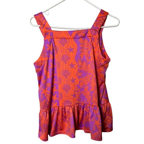 Cuddl Duds Cozy Sleeveless Soft Beach Theme Print Pajamas Set Sz S - Image 4