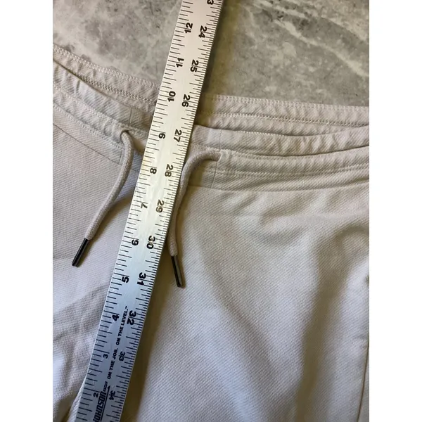 Patagonia Mahnya Fleece Pants Cream Organic Cotton Joggers Womens Small - Image 3