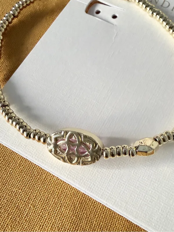 Kendra Scott Grayson Gold Stretch Bracelet - Image 7