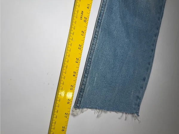 Abercrombie & Fitch Straight Leg Jeans ankle straight super high rise - Image 5