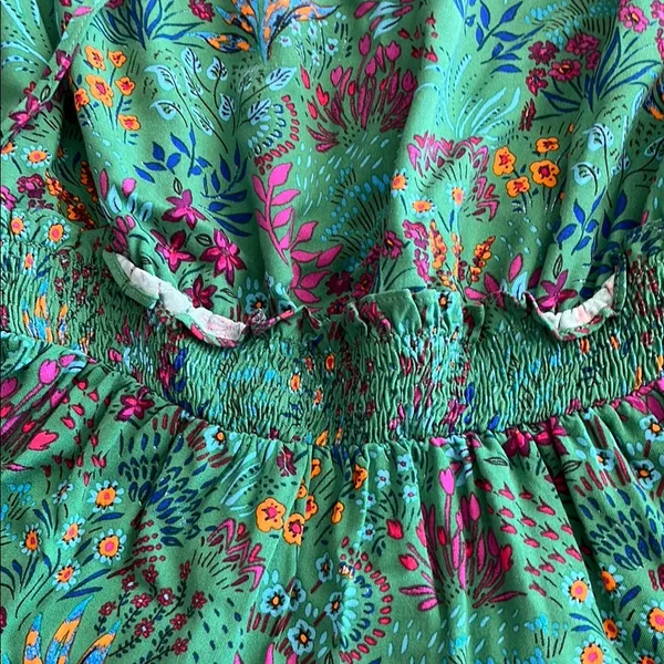 Sugar Lips XS Green Ruffled Dress - Image 4