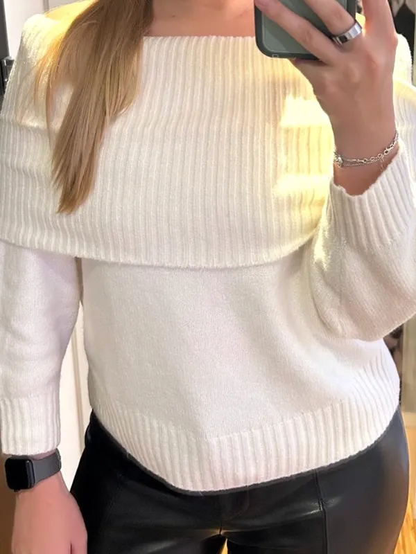 Abound Off the Shoulder Sweater - Image 2
