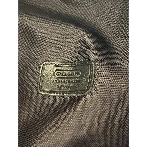 Coach Monogram Jacquard Bucket Hat Black Y2K Vintage size p/S - Image 6