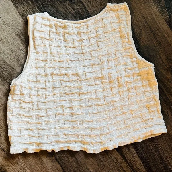 Willow & Root Cream Textured Vest - Image 5