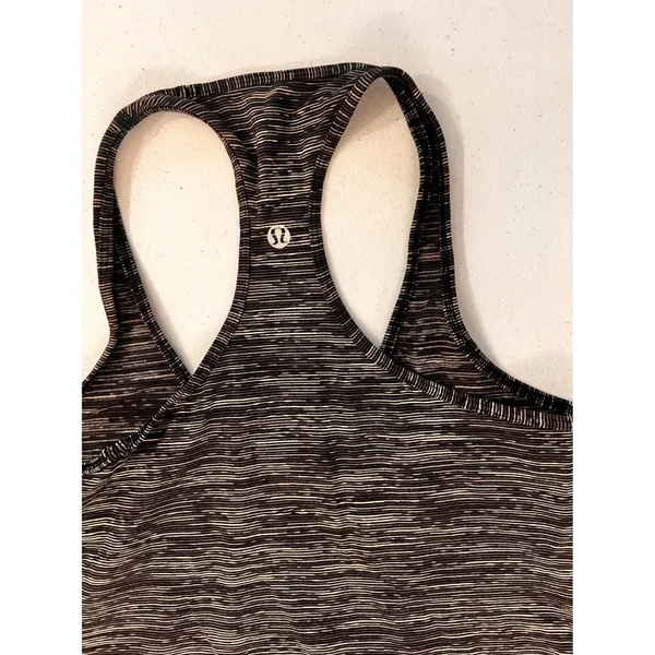 Lululemon Cool Racerback II Nulu Tank Dark Carbon‎ Yoga Running Workout Small/XS - Image 6