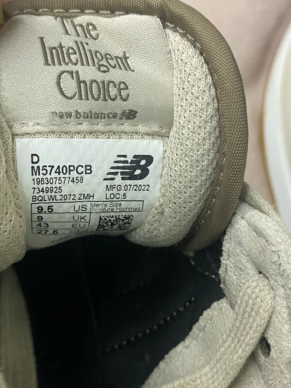 New Balance 57/40 Low Mushroom Black Coffee - Mens Size 9.5 - Image 8