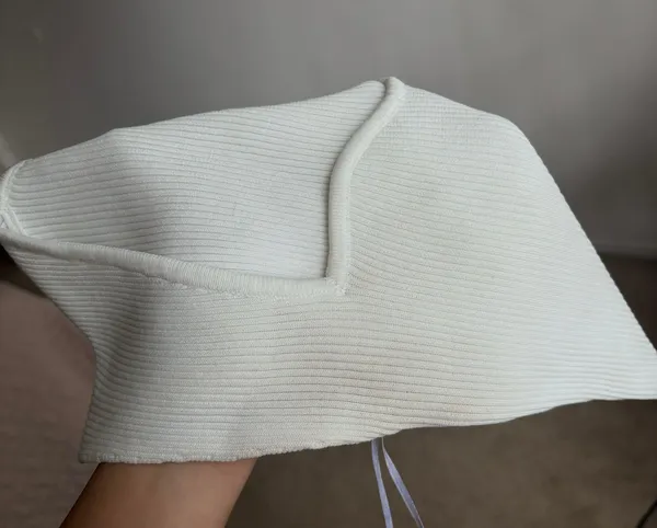 Sincerely Jules white ribbed crop top - Image 4