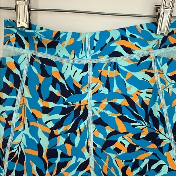 Offline by Aerie Printed Bike Shorts Size Small Blue - Image 7