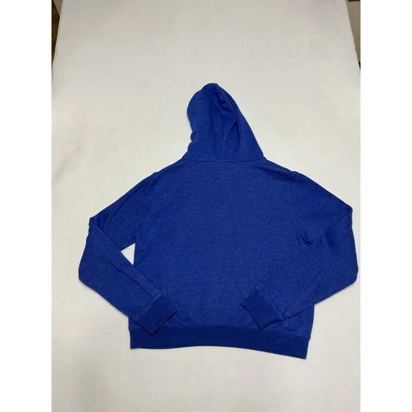 Aeropostale Aero New York 1987 Blue Pullover Hoodie Womens Large Sweatshirt - Image 2