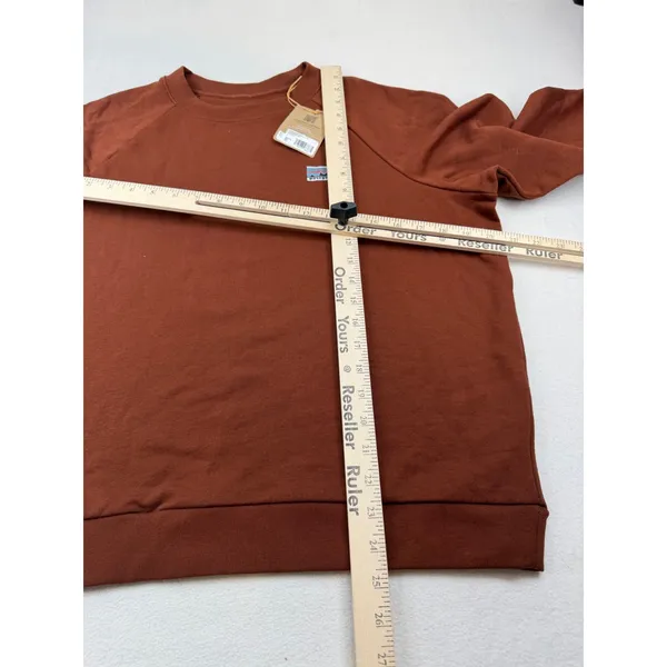 Patagonia Regenerative Organic Cotton Crew Sweatshirt Dried Vanilla Medium NWT - Image 5
