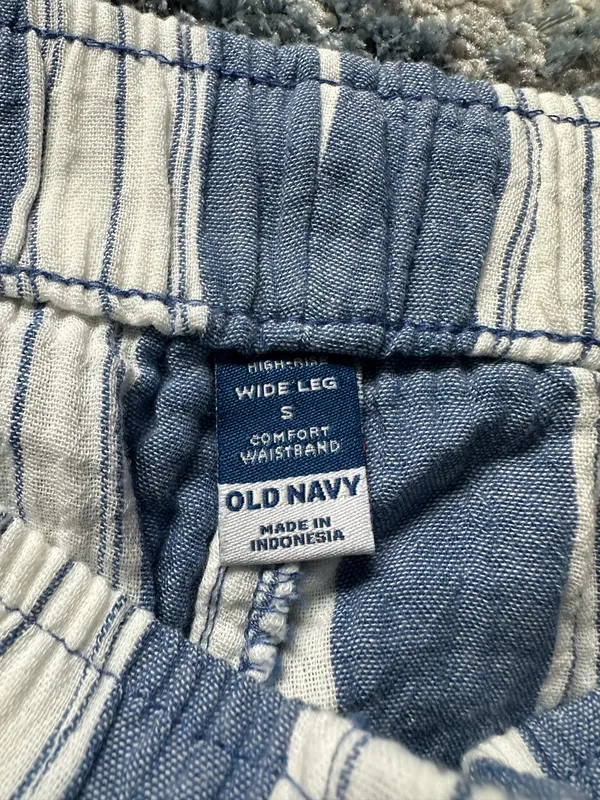 Old Navy Striped Linen Pants - Image 5