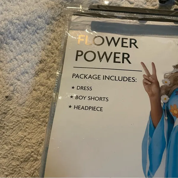 NEW Starline Flower Power Hippie Costume Size Large - Image 5