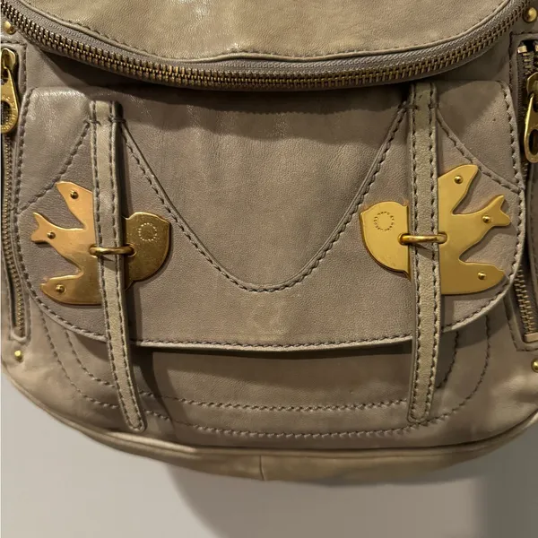 Marc Marc Jacobs Handbag Pedal to Metal Natasha‎ Crossbody Shoulder Bag Beige - Image 3