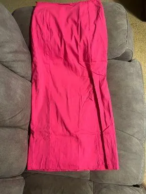 These Three Hot Pink MIDI Dress Skirt - Image 3