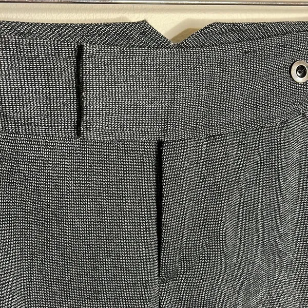 Vintage Arden‎ B Cropped Herringbone Gray Trousers Y2K Steampunk Size 4 EUC - Image 3
