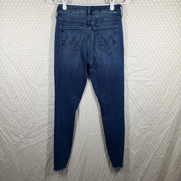 Mother Dark Wash‎ The Looker Ankle Jeans - Image 4