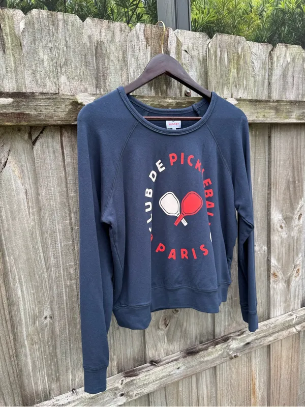 Sundry Club De Pickle Ball Paris Sweatshirt - Image 7