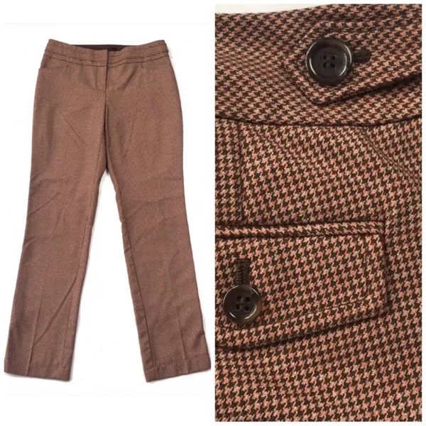 The Limited Cassidy Fit Houndstooth Straight Leg Pant Size 2‎ - Image 2