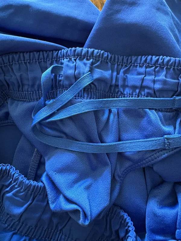 Nike Blue Dri-Fit Athletic Shorts  - Image 6