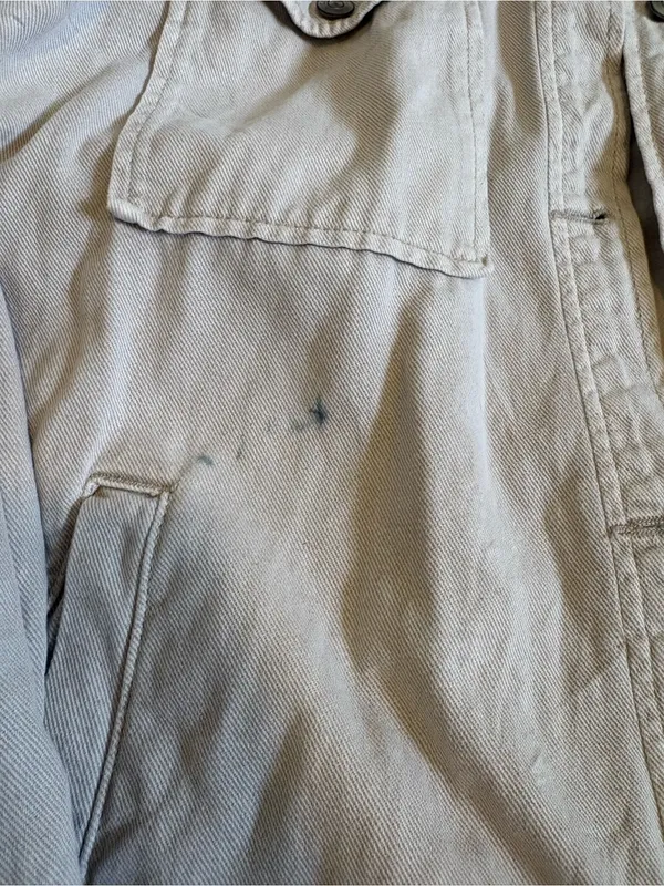 Light Beige Utility Jacket - Image 3