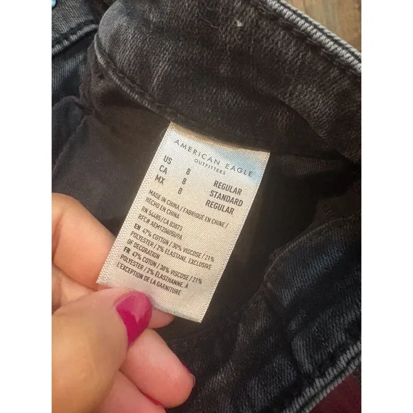 American Eagle washed black Hi-Rise Jeggings - Image 6