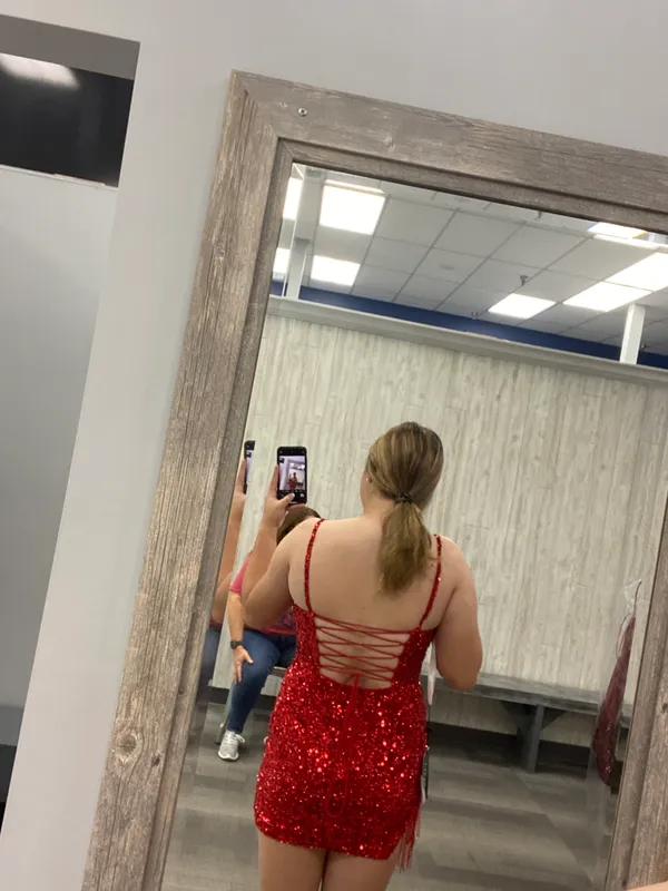 Amarra Homecoming Dress Red Size 12 - Image 7